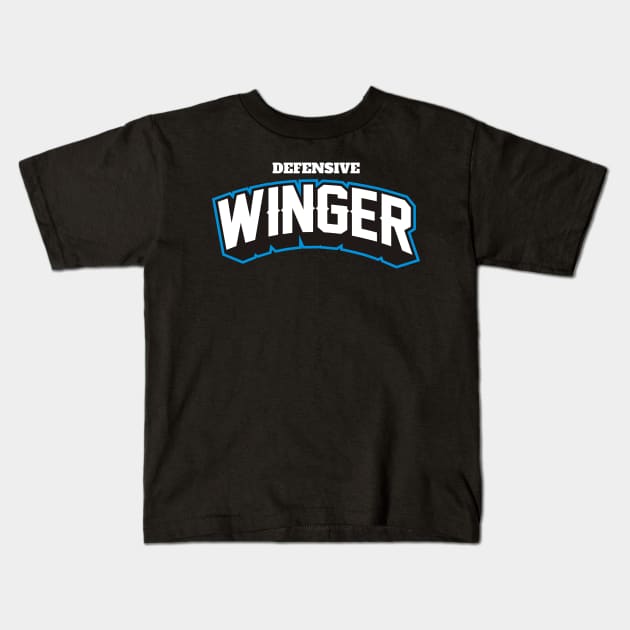 DEFENSIVE WINGER Kids T-Shirt by MUVE